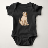 Meerkat Baby fopspeen Romper (Voorkant)