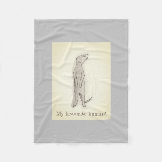 Meerkat. baby, unisex, pyjama, fleece deken (Voorkant)