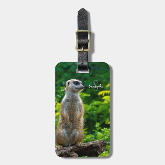 Meerkat Bagagelabel (Voorkant verticaal)