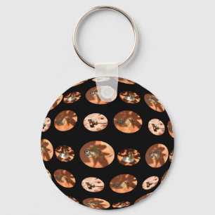 Meerkat Ball Shape, toetsenbord Sleutelhanger