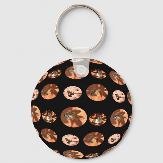 Meerkat Ball Shape, toetsenbord Sleutelhanger (Voorkant)