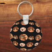 Meerkat Ball Shape, toetsenbord Sleutelhanger (Achterkant)