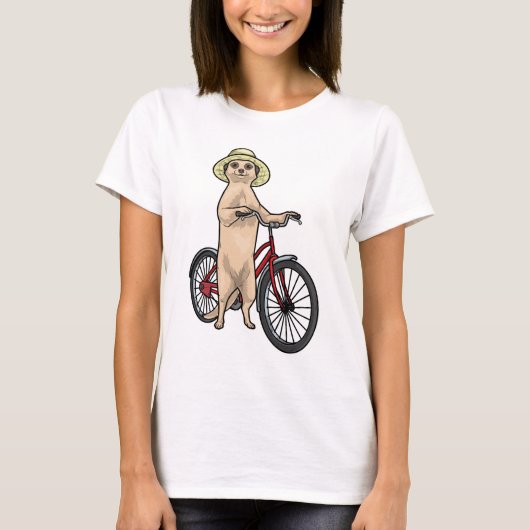 Meerkat Bicycle T-shirt (Voorkant)