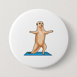 Meerkat bij Fitness Stretching Ronde Button 7,6 Cm