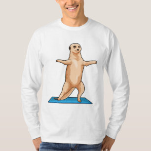 Meerkat bij Fitness Stretching T-shirt