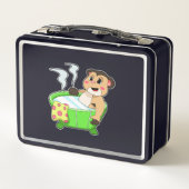 Meerkat bij het zwemmen in Bathtub (Achterkant)