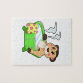 Meerkat bij het zwemmen in Bathtub Legpuzzel (Horizontaal)