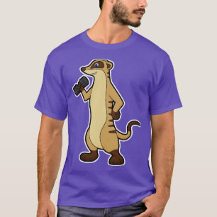 Meerkat bij Sterke training met Dumbbell T-shirt