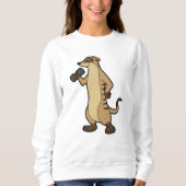 Meerkat bij Sterke training met Dumbbell Trui (Voorkant)