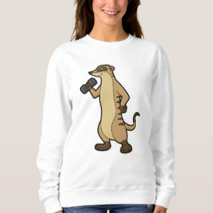 Meerkat bij Sterke training met Dumbbell Trui