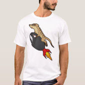 Meerkat bij vliegen met Rocket T-shirt (Voorkant)