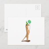 Meerkat Birthday Briefkaart (Voorkant / Achterkant)
