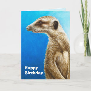 Meerkat Birthday Card Kaart