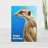 Meerkat Birthday Kaart (Voorkant)