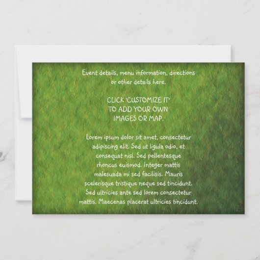 Meerkat Birthday, uitnodiging (Achterkant)