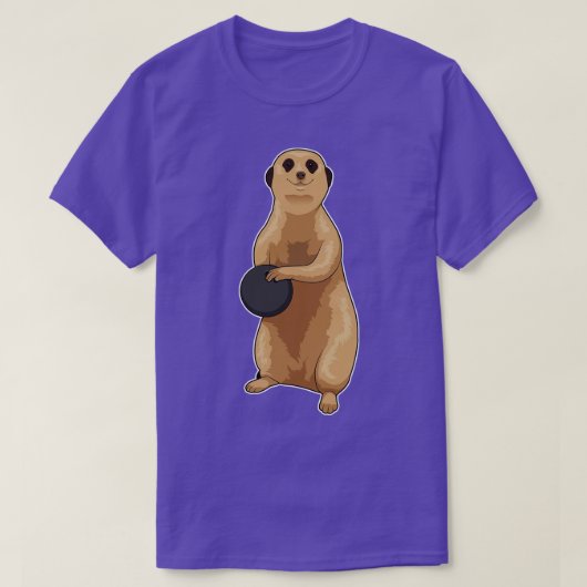 Meerkat Bowling Bowling ball T-shirt (Design voorkant)