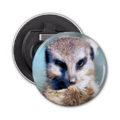 MEERKAT Button Bottle Opener (Voorkant)
