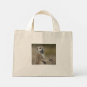 Meerkat Canvas tas (Achterkant)