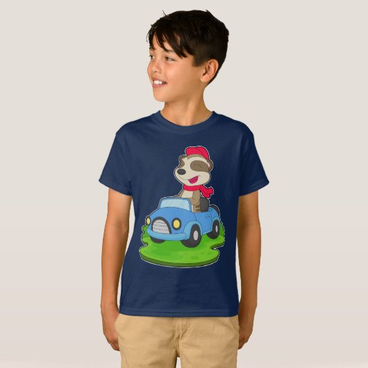Meerkat Car T-shirt (Voorkant volledig)