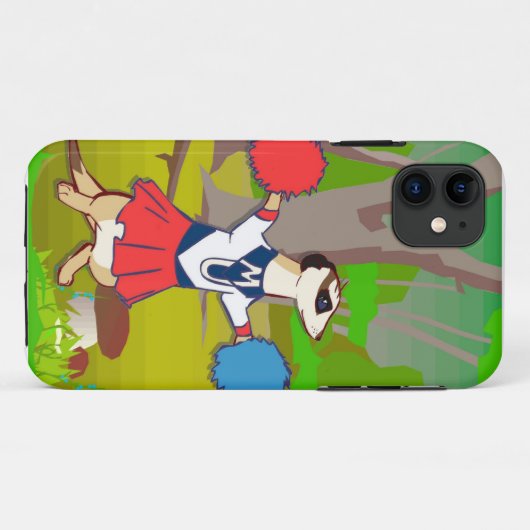 Meerkat cheerleader Case-Mate iPhone case (Achterkant (horizontaal))