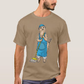 Meerkat Cleaner Mop T-shirt (Voorkant)