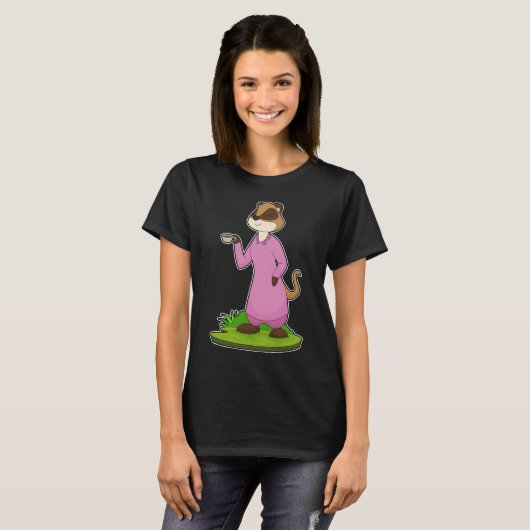 Meerkat Coffee Cup T-shirt (Voorkant volledig)