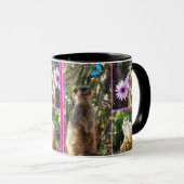 Meerkat Collage Mok (Voorkant rechts)