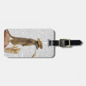 Meerkat Cowboy Bagagelabel (Voorkant horizontaal)