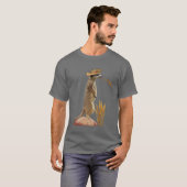 Meerkat Cowboy T-shirt (Voorkant volledig)