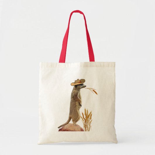 Meerkat Cowboy Tote Bag (Voorkant)