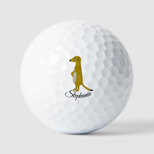 Meerkat Design Golfballen (Voorkant)