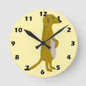 Meerkat Design Ronde Klok (Voorkant)