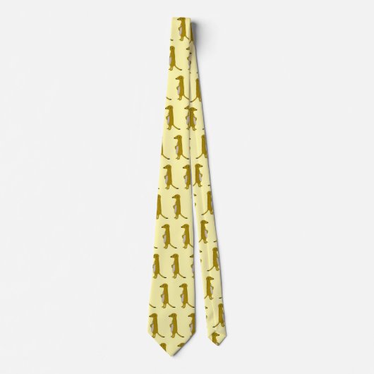Meerkat Design Stropdas (Voorkant)