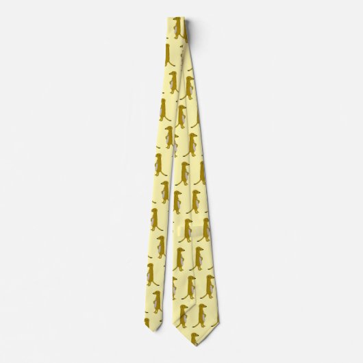 Meerkat Design Stropdas (Achterkant)