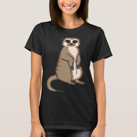 Meerkat Dieren Surikate Dier T-shirt (Voorkant)
