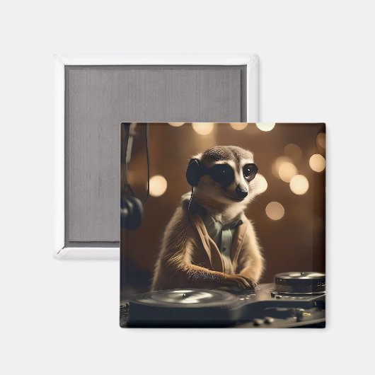 Meerkat DJ, Magneet (Voorkant / Achterkant)