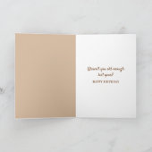 Meerkat draagt sombrero om ouder te worden kaart (Binnen)