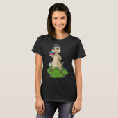 Meerkat Easter Easter eggs T-shirt (Voorkant volledig)