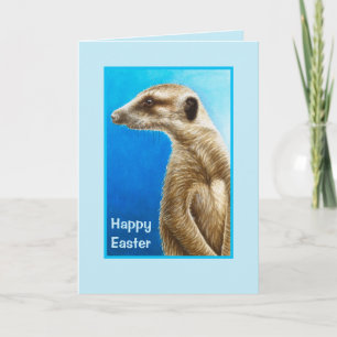 Meerkat Easter-Wenskaart Feestdagen Kaart