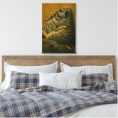 Meerkat Embrace – Heartfelt Wildlife Art Print (Insitu (Slaapkamer))