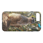 Meerkat en blauwe vlinders, Case-Mate iPhone case (Achterkant (Horizontaal))