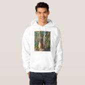 Meerkat en blauwe vlinders, hoodie (Voorkant volledig)