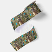 Meerkat en blauwe vlinders, satijnen lint (Achterkant)