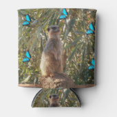 Meerkat en Butterflies Blikjeskoeler (Voorkant)