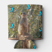 Meerkat en Butterflies Blikjeskoeler (Achterkant)
