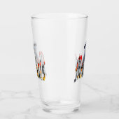 Meerkat en Meerkats Afbeelding Logo, Glas (Rechts)