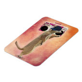 Meerkat en zoomdoos magneet (Linkerzijde)