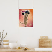 Meerkat en zoomdoos poster (Keuken)