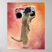 Meerkat en zoomdoos poster (Voorkant)