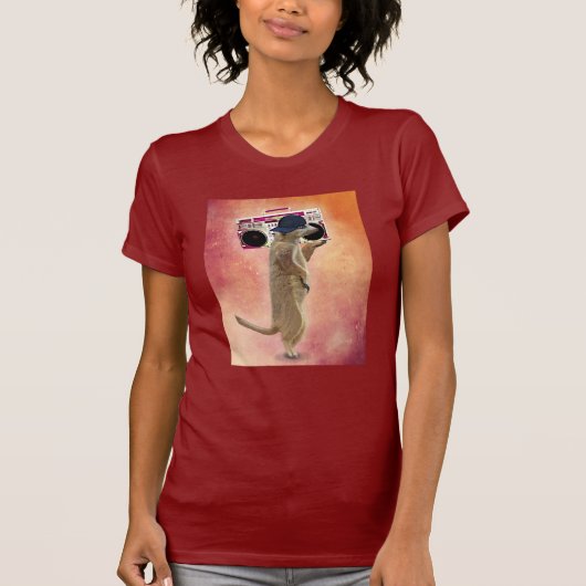 Meerkat en zoomdoos t-shirt (Voorkant)